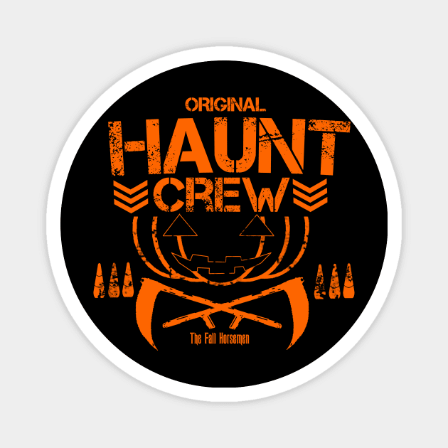 The Original Haunt Crew Logo Bullet Style Magnet by The Fall Horsemen